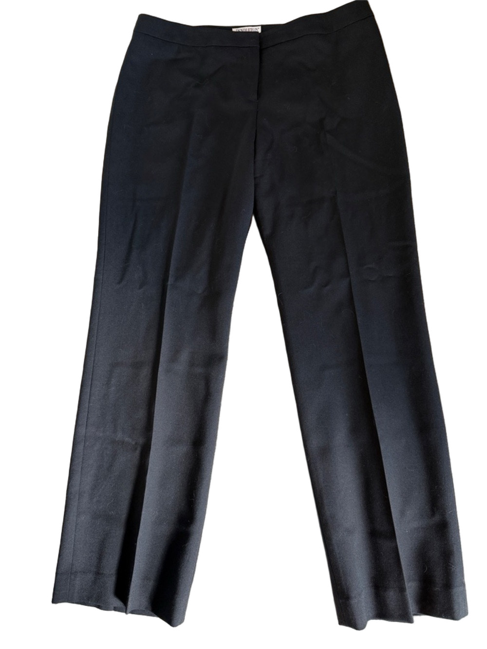 Pendleton Black Virgin Wool Straight Leg Dress Pants sz 16